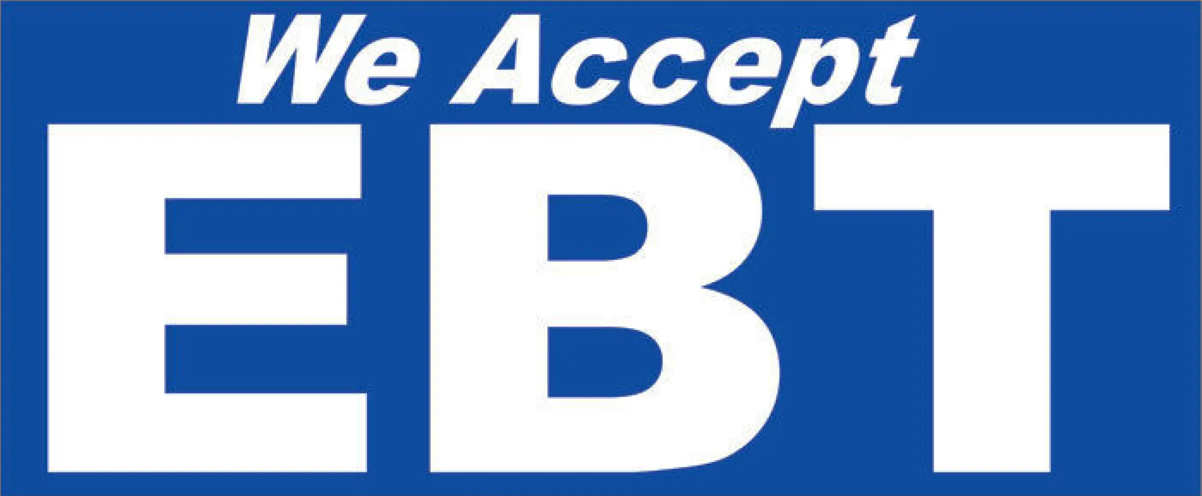 We Accept EBT